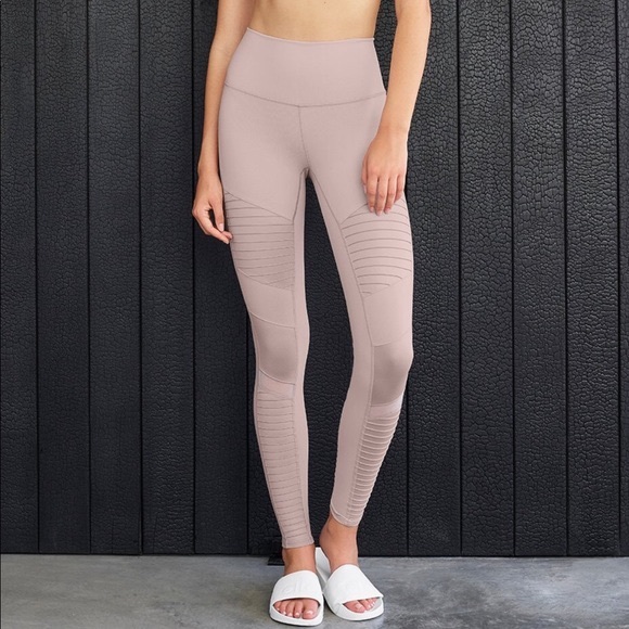 ALO Yoga Pants - Alo High Rise Moto Legging